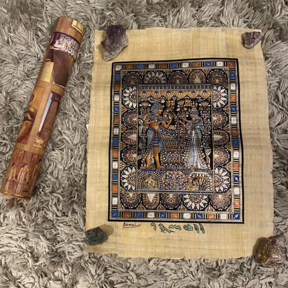 Egyptian Painting on Papyrus